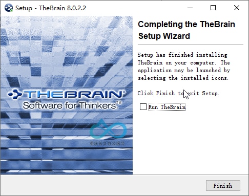 取消勾选Run TheBrain