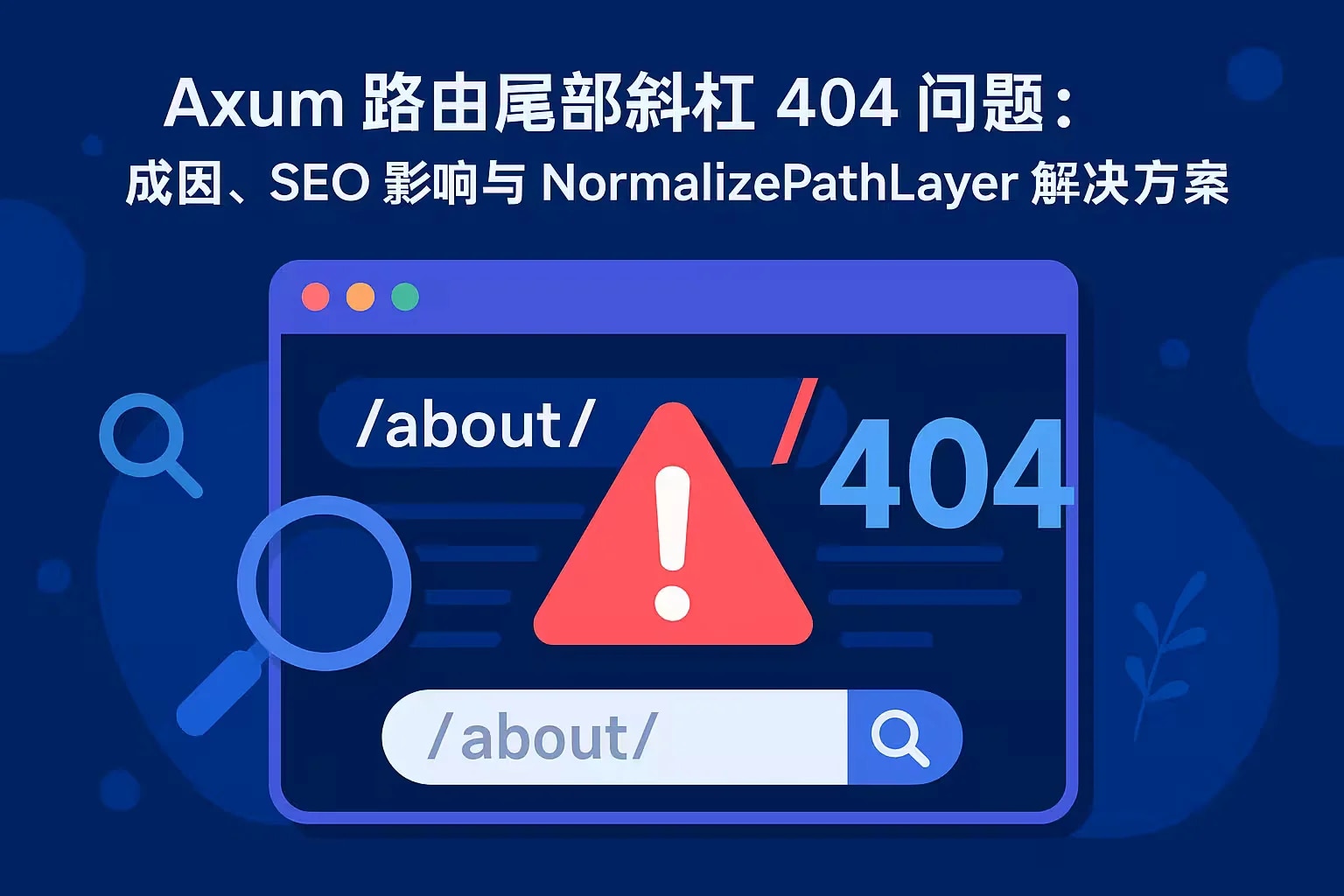 Axum 路由尾部斜杠 404 问题:成因、SEO 影响与解决方案